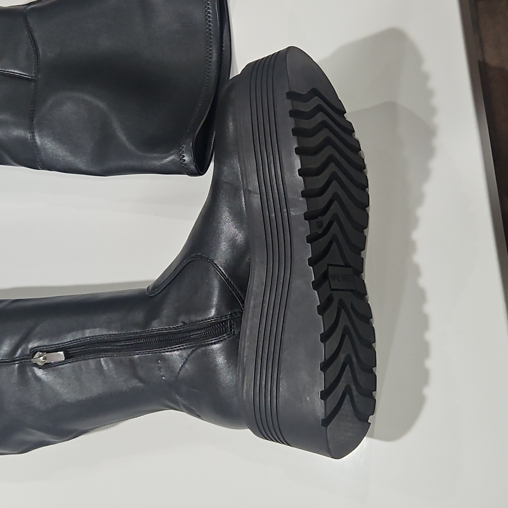 Nine West Over-Knee Platfom Boots. Sz 6.5  Nwot - Picture 3 of 9
